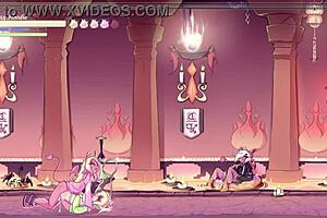 Max the elf engages in detailed sexual scenes at level 5 and beyond.