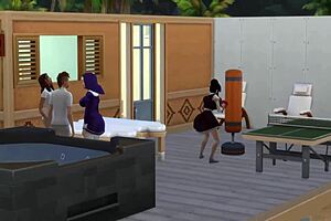 Goku Loses Control And Fucks All The Women He Wants Including Gohan's Wife At The Wedding