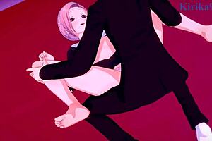 miko ino and tsubame koyasu and yu ishigami intense sex - kaguya-sama love is war hentai!