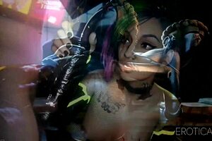 I explore cyberpunk hmv in 3d anime