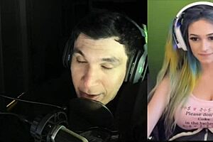 Joycgee and Trainwrecks perform in live webcam show