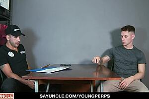 Zak Bishop Fucked Hard by Officer in Backroom