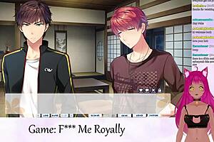 Vtuber Lewdneko Plays 'F Me Royally' Part 1