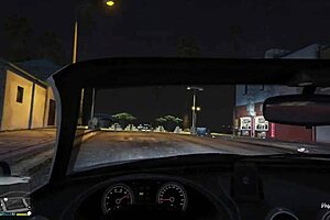 Intense hooker sex in car