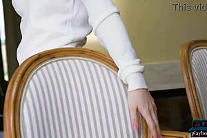 Ukrainian teen model Hayli Sanders undresses for Playboy photoshoot