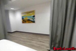 amateur stepsis explores riding in pov with masturbation