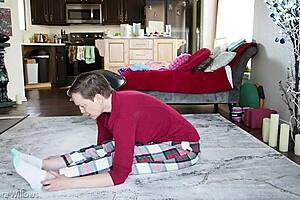 yoga lesson turns into sexy milf femdom with friend fetish