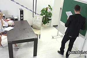 Eager student learns from experienced teacher