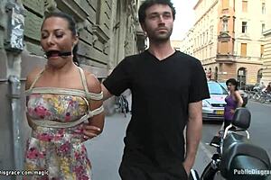 romanian slut gets fucked on streets in humiliation