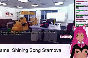 vtuber lewdneko gets lewd in shining song starnova mariya route part 1