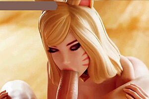 Perfect 3D babes get anal and pussy pounded hard