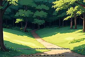 Tomboy sucks monster cock outdoor in forest hentai