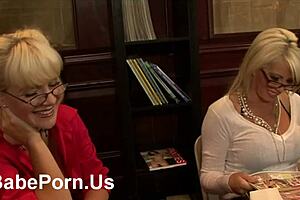 Naked Secretary In Glasses Gets Fucked Hard At Office Workout!