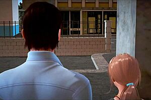 My new family explores erotic small tit fun 😍