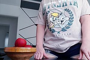 ever seen a curvy girl masturbate bra-less, pee, and squirt non-stop?