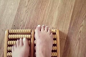 Detailed Foot Massage for Barefoot Fetish Enthusiasts
