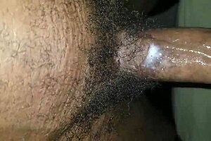 Hot white girl gettin creampied by black dick