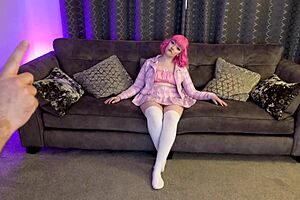 you can play with all six of our feet. enjoy the pov footjob and licking.