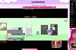 Vtuber Lewdneko Plays Lewd Femboy Burgers Game