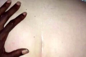 Young black man with big cock fucks attractive blonde milf passionately