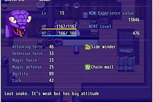 this female demon king with monster tits and ass is taking revenge in the strange cave