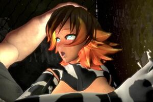 Anime cow girl pounded hard!