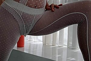 Wide Gapping Pussy Yoga At Home!