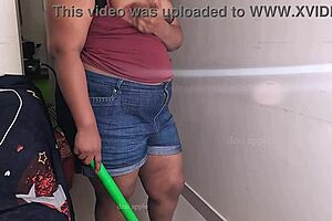 my friend's wife gets horny during sex call while cleaning house