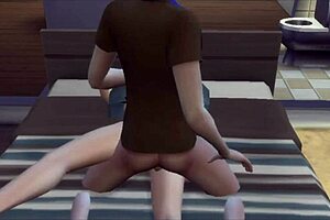 i'm getting fucked doggystyle by my stepbrother in the sims