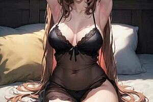 office girl masturbates for boss's creampie