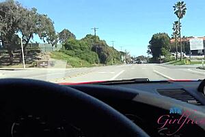 Beach Date With Kourtney Ray Playing Her Pussy And Giving Road Head Pov