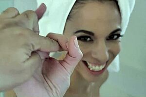 Hot stepmother assists with ejaculation in intimate family scenario