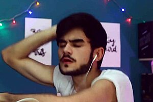 The brunette twink stole his books, leading to sexy gay sex with the Brazilian young man.