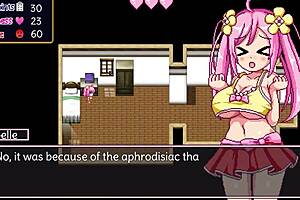 Noelle performs intense blowjob and handjob with big tits