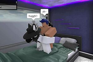 Pet feels overwhelming emotions during rough anal sex and riding