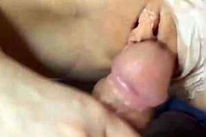 Bold teen moans as cock rubs her shaved pussy to cum in 3d homemade