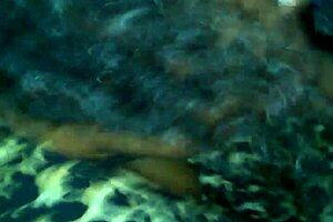 Mature Ebony Woman Gives Sloppy Blowjob to Big Black Cock