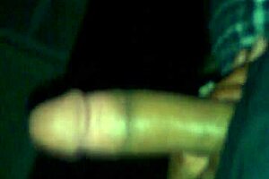 Mature Ebony Woman Gives Sloppy Blowjob to Big Black Cock