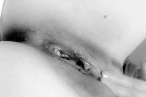 Busty milf relaxes in close-up homemade scene