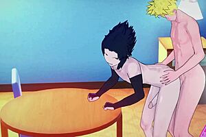 Naruto Sasuke Engage in HENTAI SEX BLOWJOB HANDJOB CUMSHOT