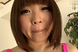 Japanese Teen 18+ Shows Shaved Slit in High-Cut Swimsuit