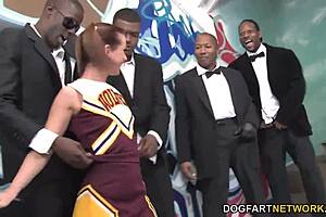 Tweety Valentine in Wild BBC Gangbang with Blowbang and Facials