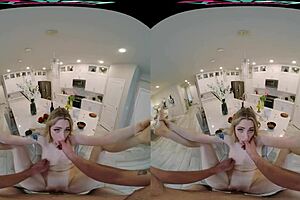 hot blonde ailee anne craves sex in kitchen