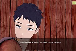 Charming Waitress Invites Playful Game