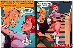 Crazy Party Orgy With Sex Perverts In Comic Cartoon Group