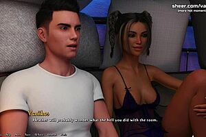 Two 18yo Sluts Crave Sharing Cock in Public Threesome Chaos