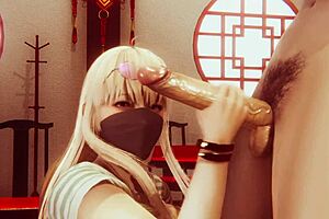 Ordered gyaru home for 3D anime hentai sex in POV.