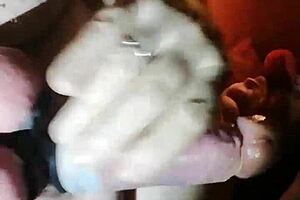 Evening workout at the gym with intense exercises