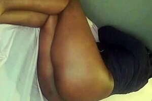 african mature feels intense pleasure from monster cock side entry