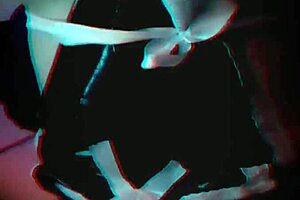 hey, check this busty shemale maid in lingerie with a huge cock!